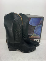 New Men’s Black Nocona Cowboy Boots. 6201 8 E. 1-101