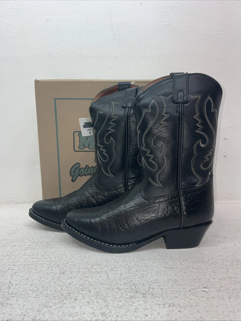 New Kids Black Smoky Mountain Cowboy Boots. 1117 C 3. 23-164