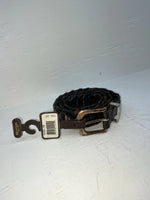 New Brown Genuine Leather Nocona Braided 36” Belt #A382 JJ-73