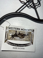 New Western Moments Bronze Hanging Rose Picture Rack #94490 3C-29