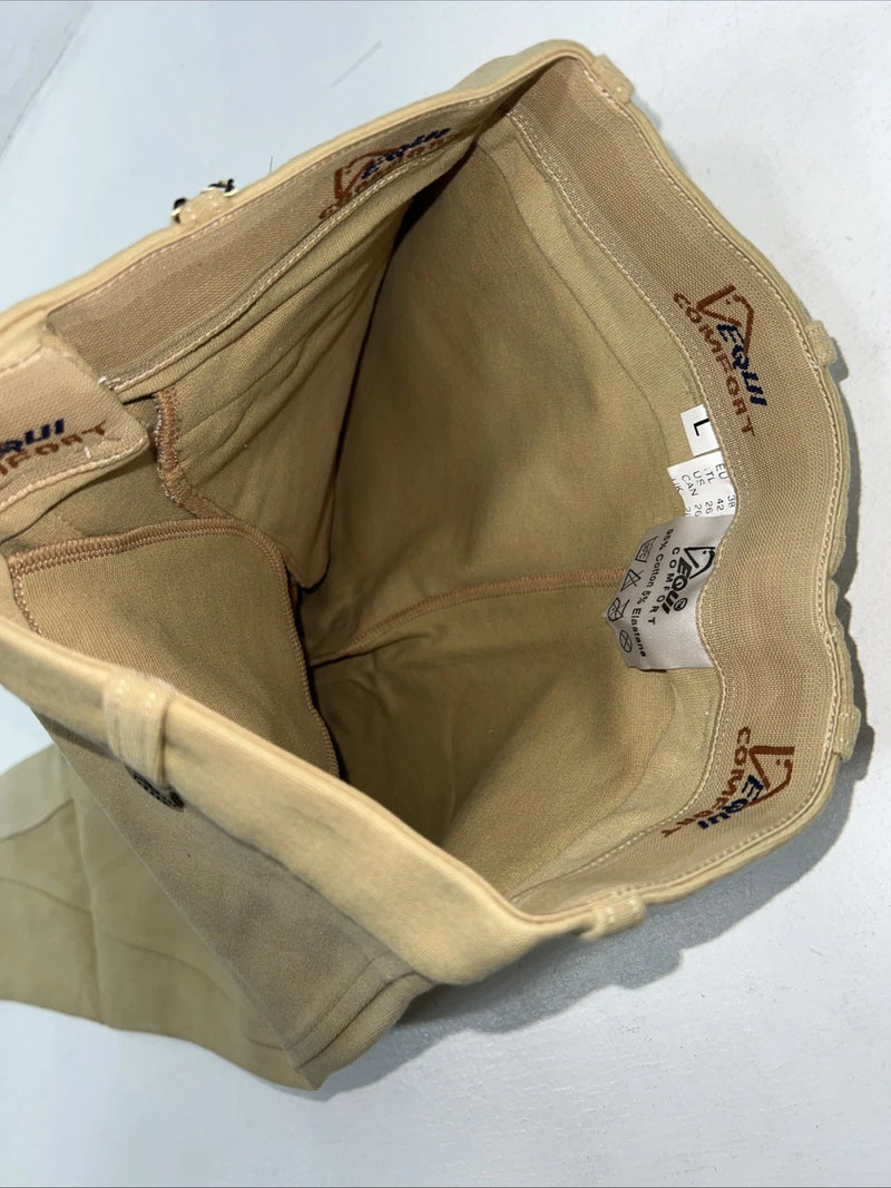 New Women’s Beige Vequi Comfort English Riding Pants. 26 L 6901 D-64