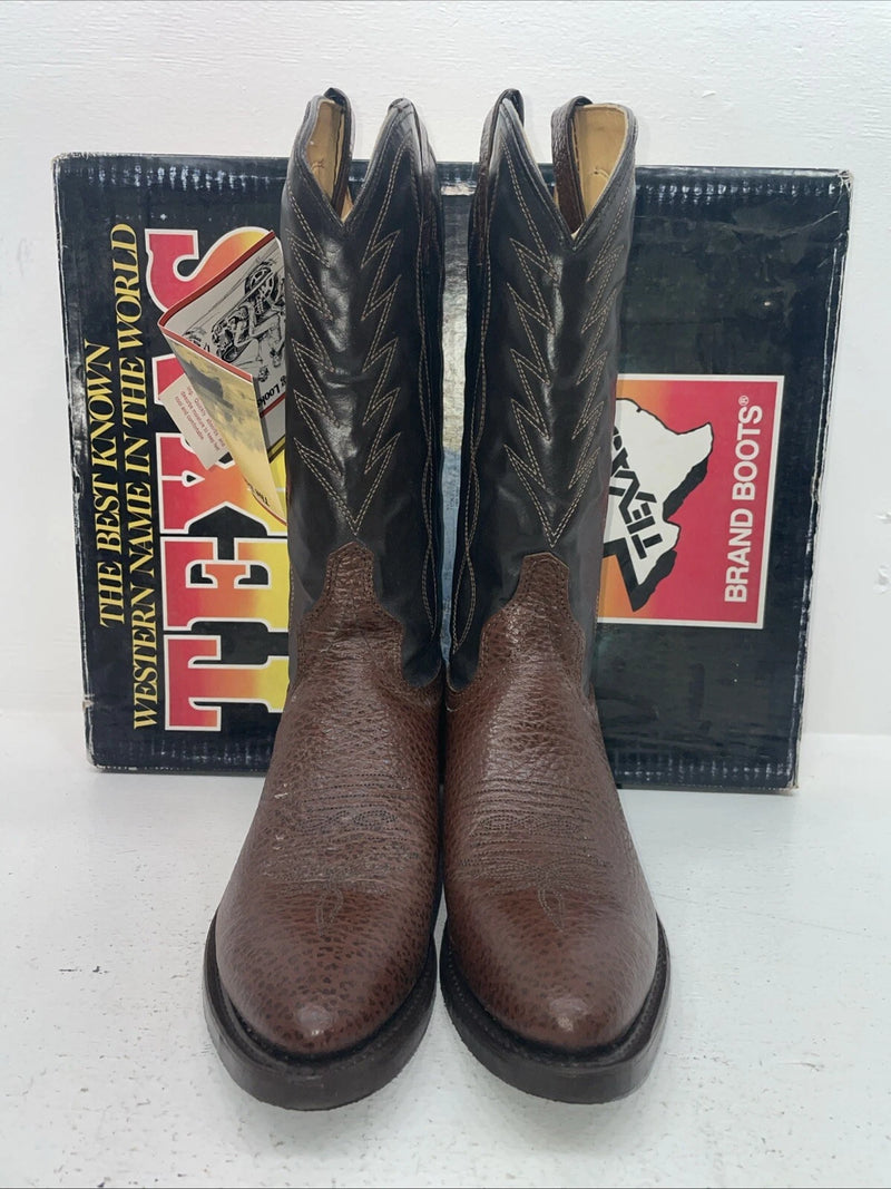 New Women’s Brown Texas Brand Cowboy Boots. 251527446 8.5 8 1/2 M. 16-119
