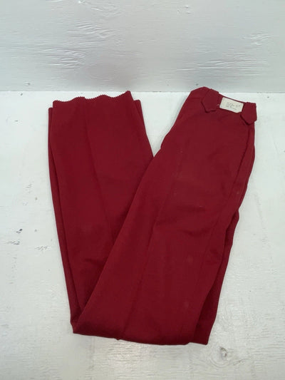 New Vintage Red Polyester Pants #2327 3A-78