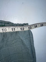 New Vintage Green Plaid Panhandle Slim Polyester Pants #1218 NN-152