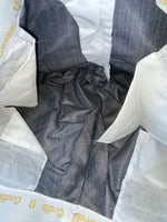 New Vintage Gray Circle S Polyester Pants #CP5091 OO-10