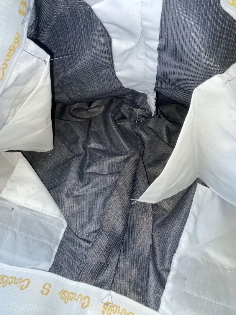 New Vintage Gray Circle S Polyester Pants #CP5091 OO-10