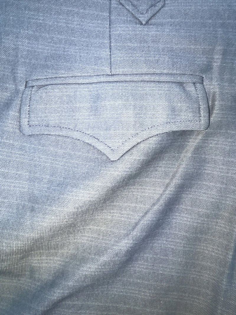 New Vintage Gray Circle S Polyester Pants #7942 OO-24