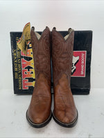 New Men’s Brown Texas Brand Cowboy Boots. 5111 11 D. 8-54