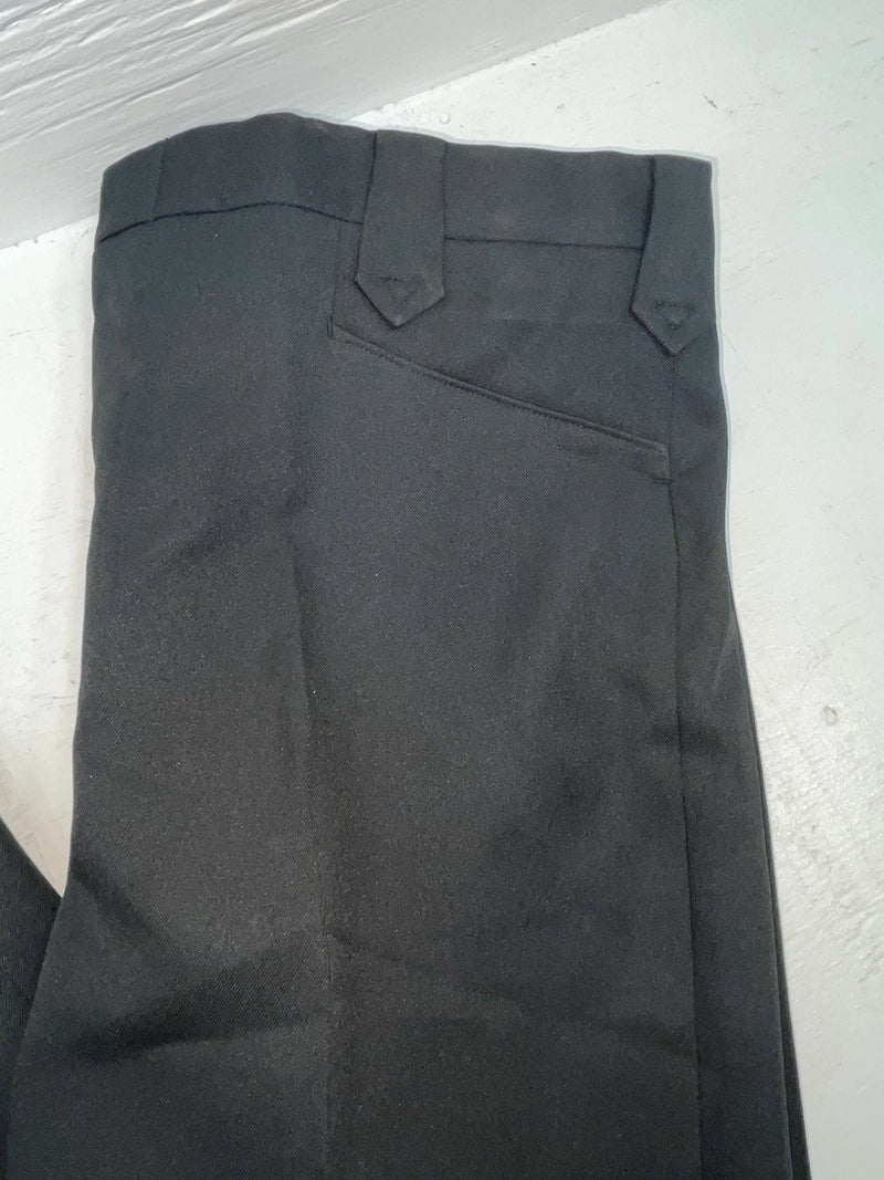 New Vintage Black Circle S Polyester Pants #CP4793 XX-63