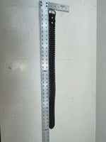 New Black Genuine Leather Weaved 26” Belt #76328 JJ-122