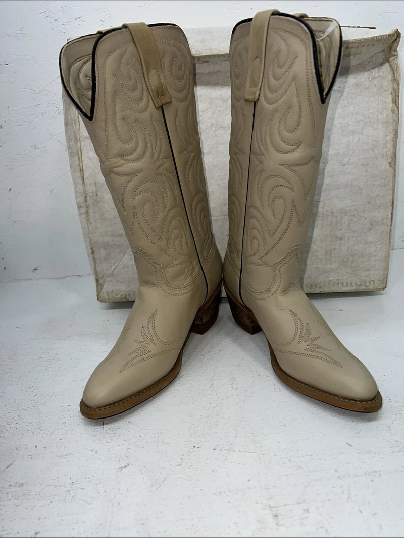 New Women’s Tan Texas Brand Cowboy Boots. L 140 6.5 6 1/2 M. 18-11