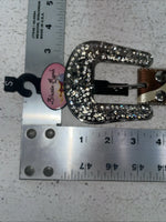 New Cow Print Genuine Leather Blazin Roxx Bling S Belt #N3510602 Z-28