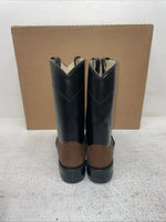 New Men’s Brown American West Cowboy Boots. 6.5 6 1/2 E E 6851. 1-32