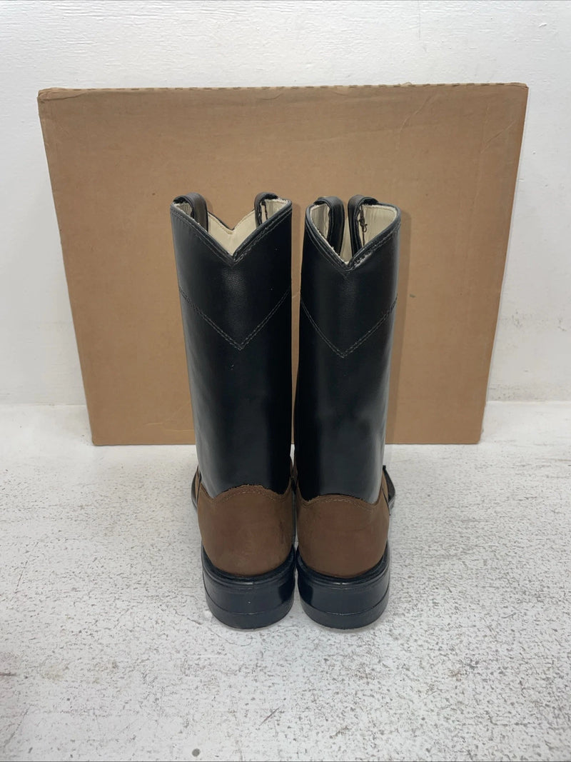 New Men’s Brown American West Cowboy Boots. 6.5 6 1/2 E E 6851. 1-32