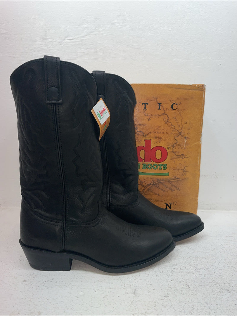 New Men’s Black Laredo Cowboy Boots. 6691 9.5 9 1/2 E W. 4-70