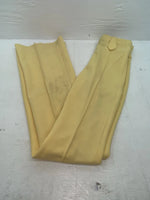 New Vintage Yellow Western Heritage Polyester Pants #G31 VV-24