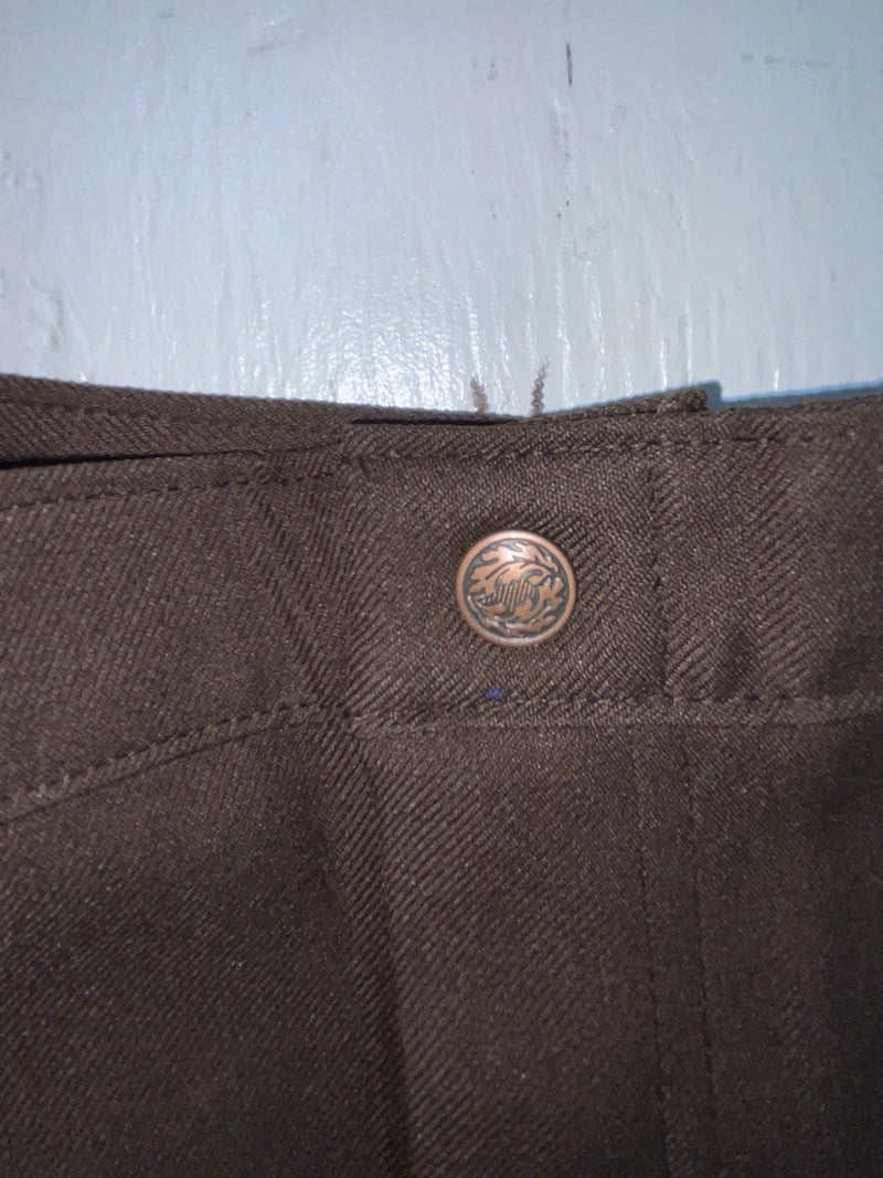 New Vintage Brown Dickson Jenkins Polyester Pants #5510 ZZ-50