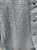 New Women’s Miller Blue Deigned Long Sleeve Pearl Snap 15.5 Large LL-59