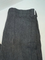 New Vintage Gray Circle S Polyester Pants #CP4776 XX-74