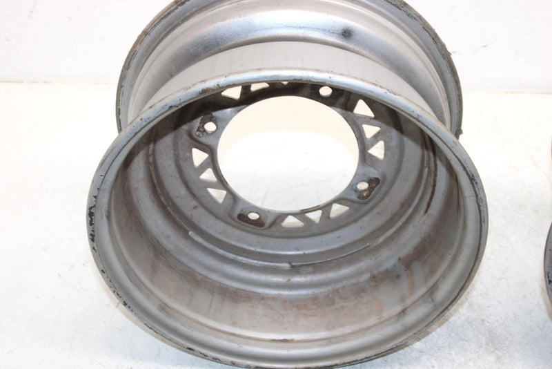 2003 Polaris Magnum 330 Oem 12x6 Front Wheel Rim Pair 1523448-067 AP158