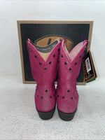 New Kids Pink Ariat Cowboy Boots. 10012798 3.5 3 1/2 M. 22-32