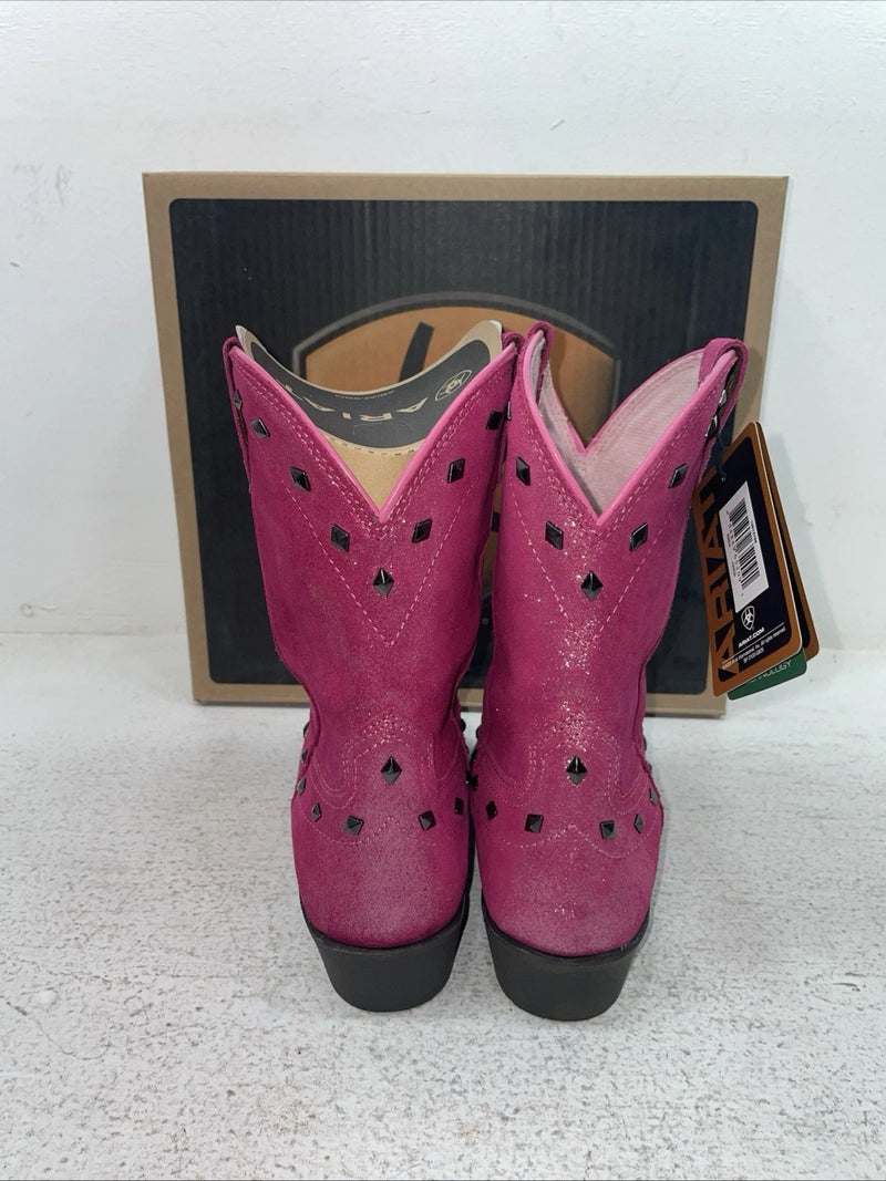 New Kids Pink Ariat Cowboy Boots. 10012798 3.5 3 1/2 M. 22-32