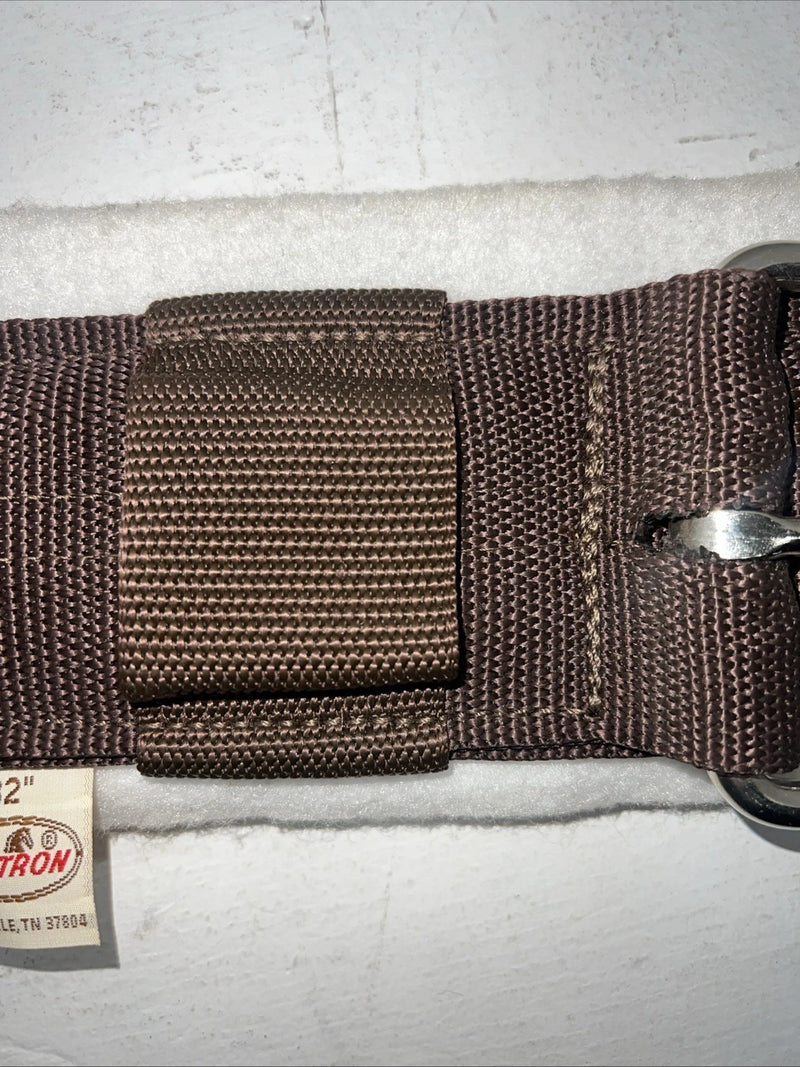 New Brown White Fleece Fabtron 32” Cinch. U-18