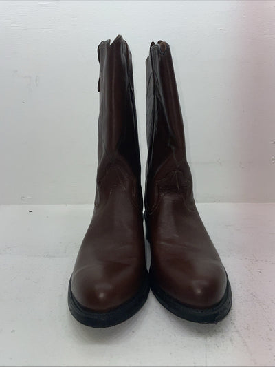 New Men’s Brown Texas Brand Cowboy Boots. 8311 10 E E. 6-63