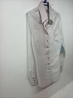 New Women’s Panhandle Slim Gray Long Sleeve Pearl Snap Size 30 KK-14