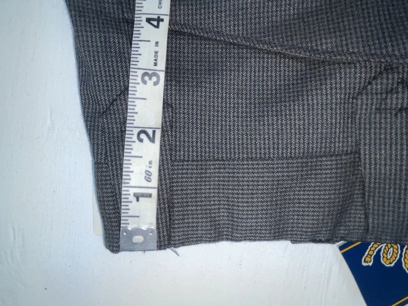 New Vintage Black Circle S Polyester Pants #CP6740 XX-112