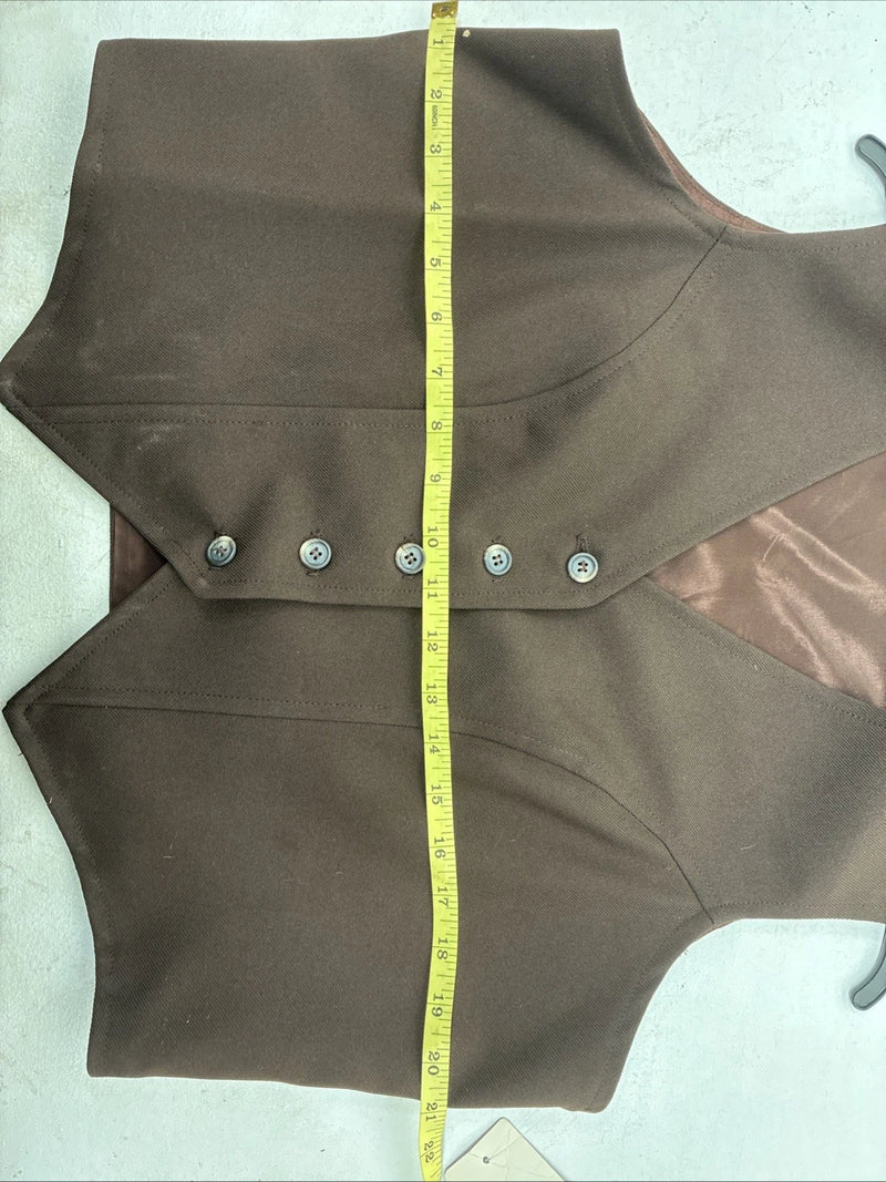 New Women’s Lady DJ Brown Showing Vest Size 40 YY-29