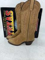 New Woman’s Brown Texas Brand Cowboy Boots. 4906 7 M. 17-5