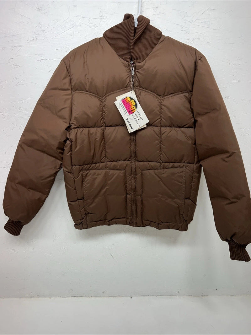 New Miller Brown Women’s Puffer Jacket Small RR-4