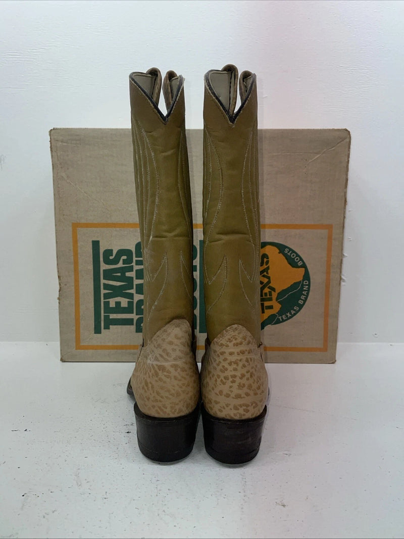 New Women’s Brown Texas Brand Cowboy Boots. 4685 8 M. 16-52