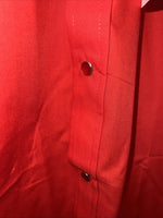 New Men’s Red ELY Cattleman Pearl Snap Long sleeve Shirt. 18.5x35 XXL G-61