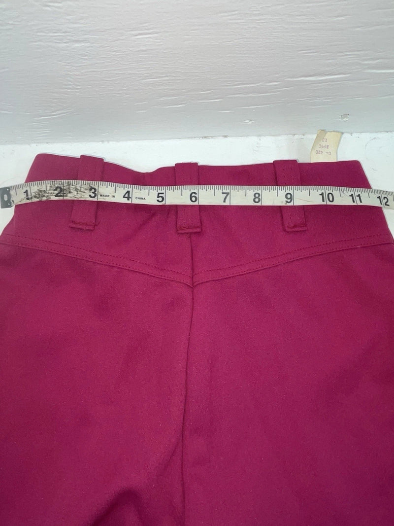 New Vintage Pink Prior Polyester Pants #8990 SS-83