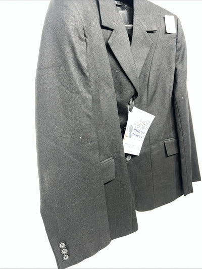 New Women’s Black Comfort Riders Riding Coat 14 II-609