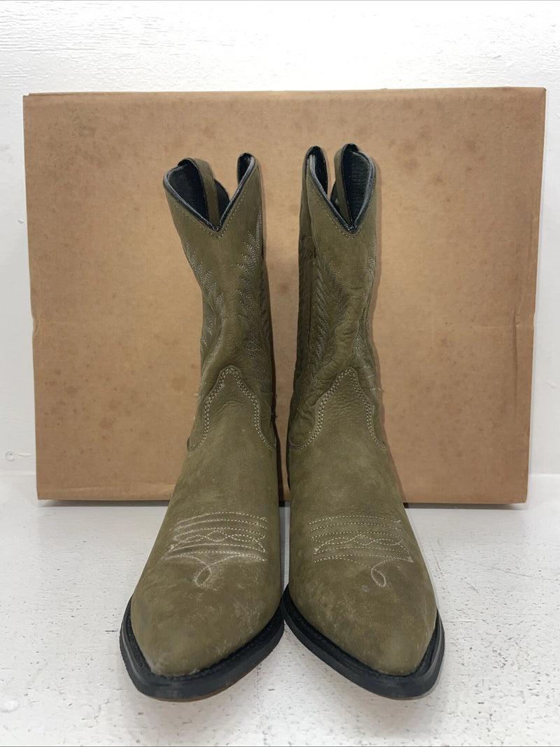 New Women’s Green Texas Brand Cowboy Boots. L 9302 8.5 8 1/2 M. 16-122