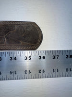 New Brown Genuine Leather Tooled 28” Belt #25000 JJ-107