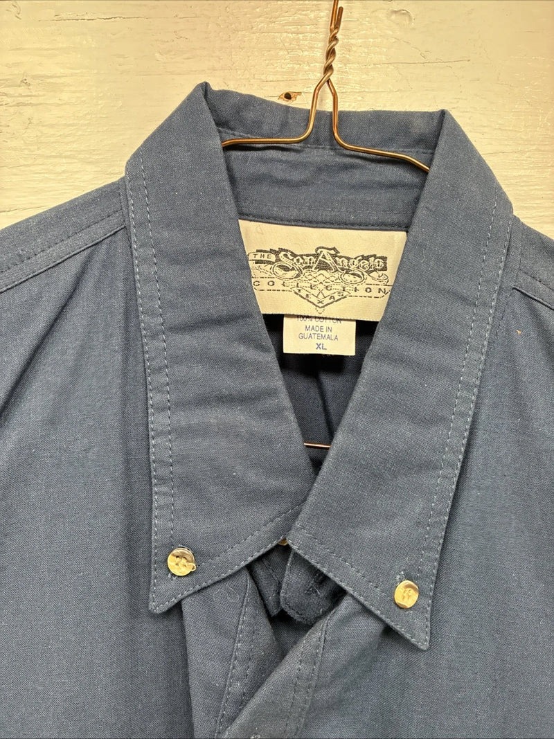 New Men’s San Angela Multicolor Long Sleeve Button Up XL O-39
