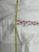 New Women’s Wrangler White Design Long Sleeve Button Up Medium TT-13