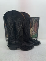 New Men’s Black Nocona Cowboy Boots. 8001 7.5 7 1/2 E E E. 3-152