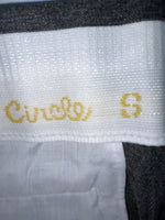 New Vintage Gray Circle S Polyester Pants #CP4776 XX-73