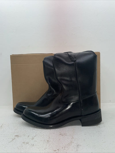 New Men’s Black Texas Brand Cowboy Boots. 47050 10.5 10 1/2 D. 7-99