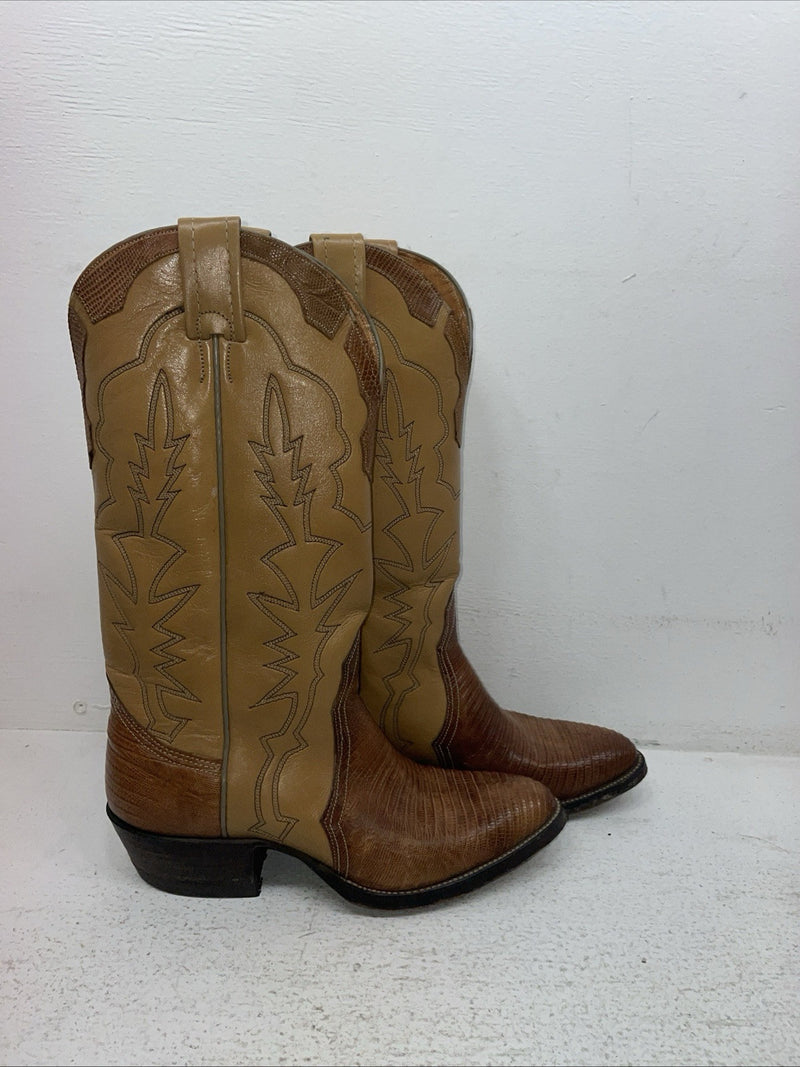 New Men’s Brown Nocona Cowboy Boots. 9013 6.5 6 1/2 D. 1-35