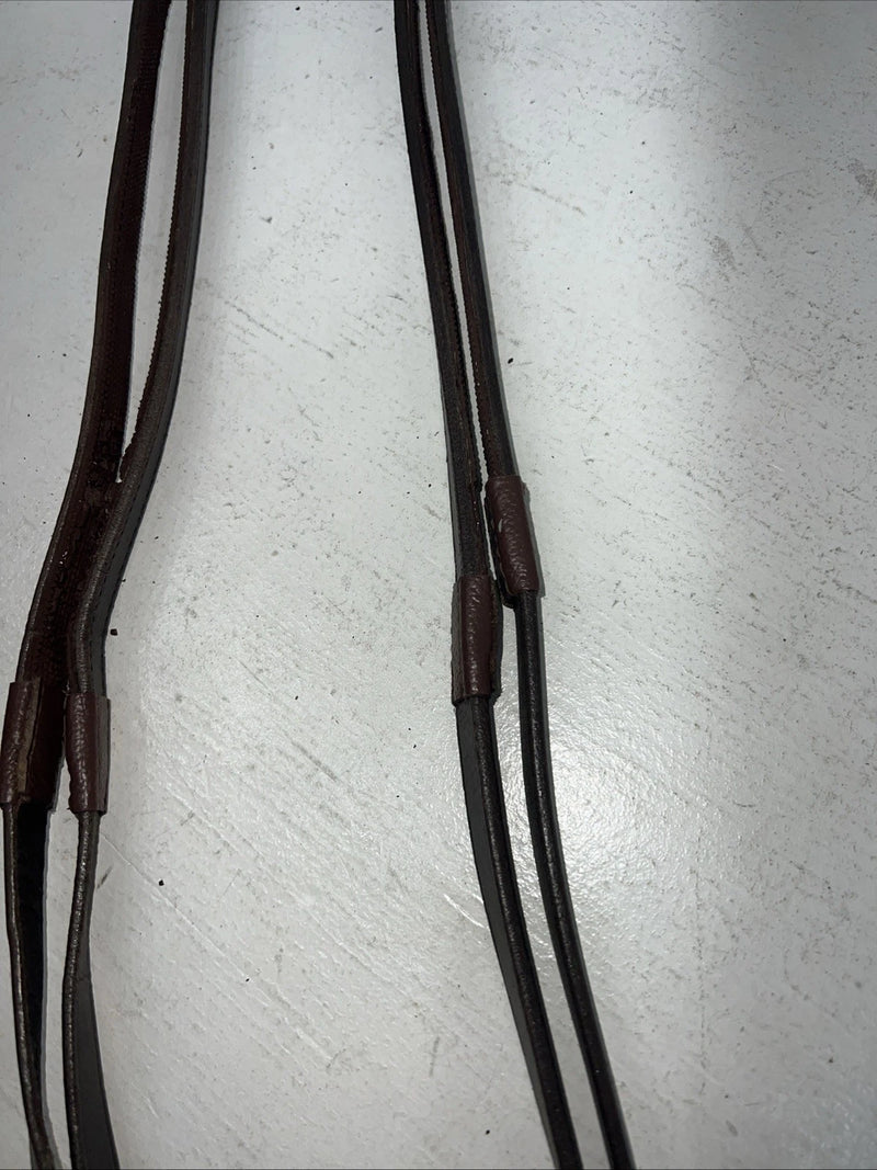 New Silver Fox Black Draft Bridle With Reins #20-05607-2-0 BB-37