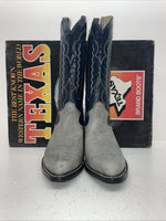 New Women’s Grey Texas Brand Cowboy Boots. 5502 8.5 8 1/2 M. 15-13