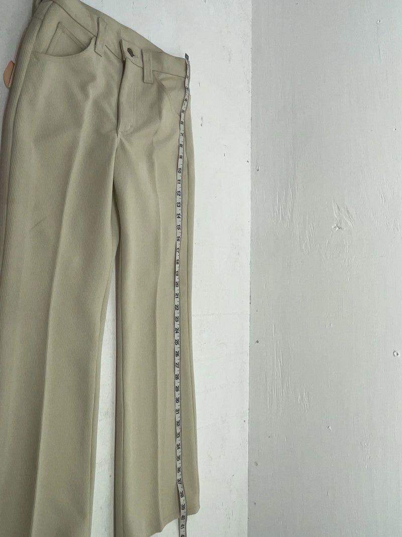 New Vintage Cream Lee Polyester Pants #2084612 3A-35