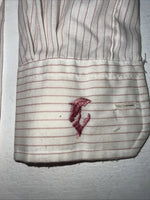 New Women’s Pink Stripped Devon Aire English Long Sleeve Shirt. 30 G-21