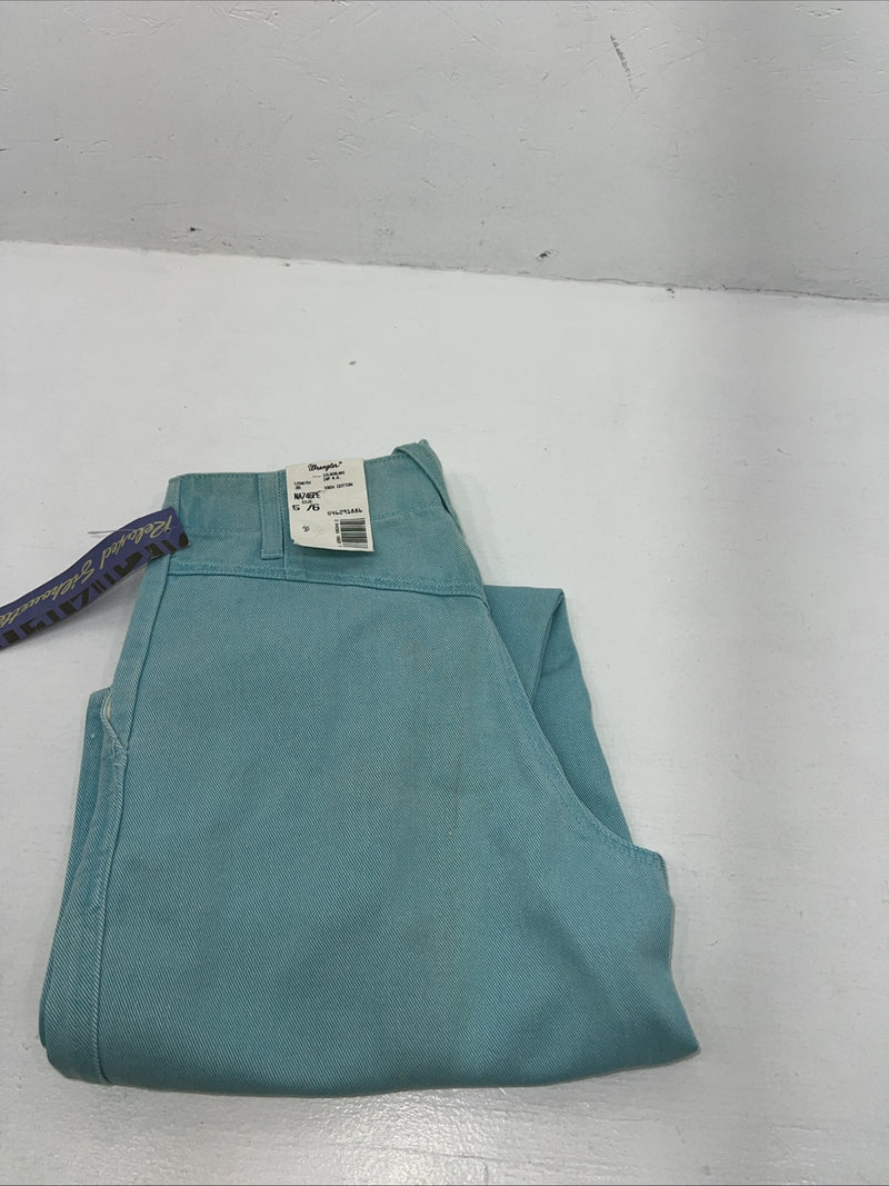 New Women’s Turquoise Wrangler Silverlake Regular Fit Denim Jeans. 5/6x36 P-8